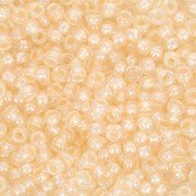 Cuentas de Rocalla Preciosa 11/0 de 2 mm - Pearl Pastel Lining - Apricot Sfinx x20 g