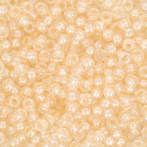 Cuentas de Rocalla Preciosa 11/0 de 2 mm - Pearl Pastel Lining - Apricot Sfinx x20 g
