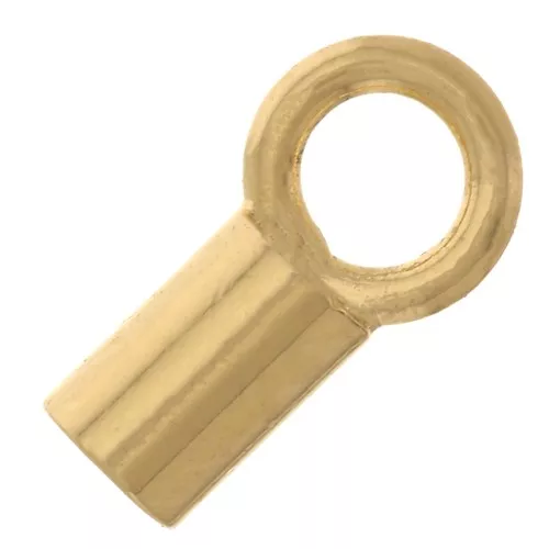 Tapones para cordón de 1,5 mm - Dorado x10