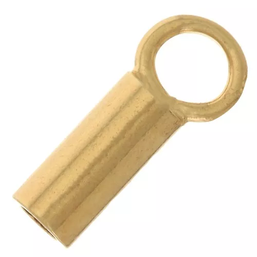 Embouts pour cordon 1 mm - Doré à l'or fin x10