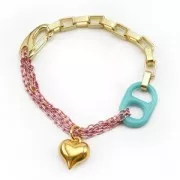 Cierre de langosta 21 mm - Rodio x1