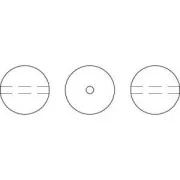 Perlada PureCrystal 5811 5811 14 mm Neon Red Pearl x1