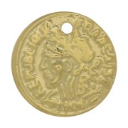 Lentejuelas de monedas de la República Francesa 10 mm - Oro x15|raw }}