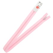 Cierre de cremallera inyectada no separable de 60 cm - Rosa claro x1