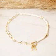 Cuentas arandalas Heishi piedra preciosa rondelles 6x3 mm - Peach Moonstone x38cm