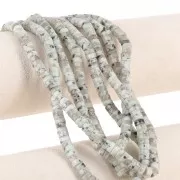 Cuentas arandalas Heishi 6x3 mm - Tianshan Jaspe x38cm
