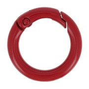 Cierre redondo mosquetón 20 mm - Rouge x1|raw }}