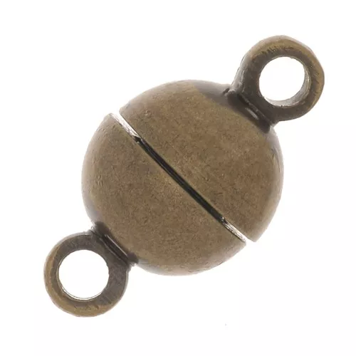 Cierre de bola magnética 6 mm - Bronce x1