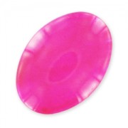 Cabuchón lentejuelas 25x18 mm Rosa Flúor x1|raw }}