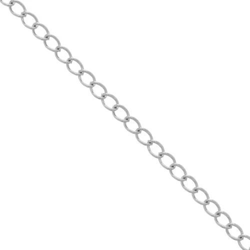 Cadena Rombo 6x4 mm Acero inox x1m