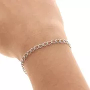 Cadena Rombo 6x4 mm Acero inox x1m