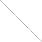 Cadena con bolas 1,6 mm Acero inox 316L x1m|raw }}
