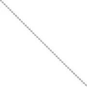 Cadena con bolas 1,6 mm Acero inox 316L x1m