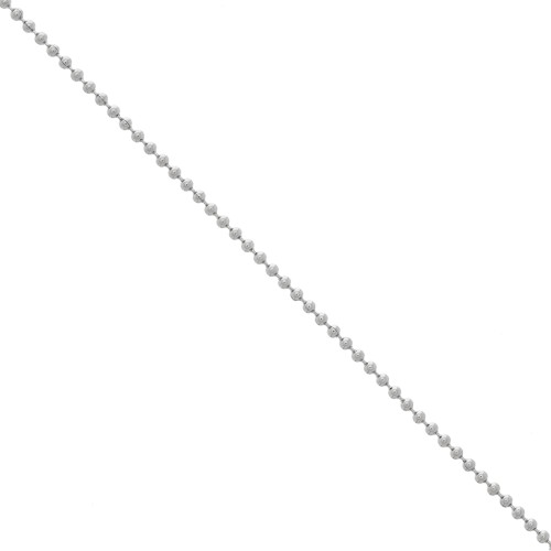 Cadena con bolas 1,6 mm Acero inox 316L x1m