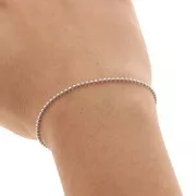 Cadena con bolas 1,6 mm Acero inox 316L x1m