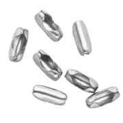 Tapones para cadena de eslabones esféricos de 1,5 mm - Acero inoxidable 304 x10