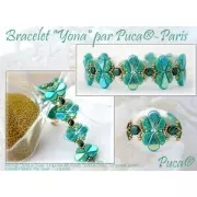 Kalos® by Puca® 4x3 mm - Frost Jade New Picasso x10g