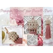 Kalos® by Puca® 4x3 mm - Frost Anis Capri Gold x10g