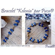 Delos® par Puca® 6x11 mm - Opaque Apricot x10g