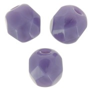 Facetadas 4 mm Opaque Amethyst x50