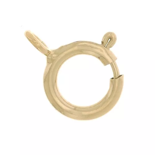 Cierres de muelle con anilla abierta 6 mm - Gold filled x20