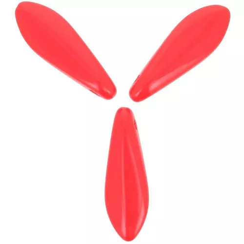Dagas de vidrio 5x16 mm Red Corail x50