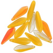 Dagas de cristal 5x16 mm - Mostaza x50