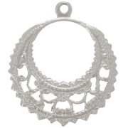 Colgante Filigrana Redonda 22 mm - Rodio x1|raw }}