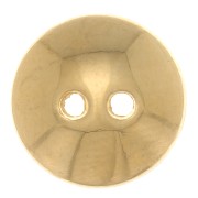 Botón redondo de 10 mm - Chapado en oro x1