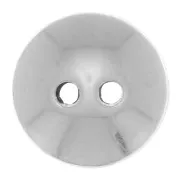 Pomo redondo abombado de 10 mm - Plateado antiguo x1