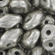 SuperDuo 2,5x5 mm Argenté Patiné x10g|raw }}