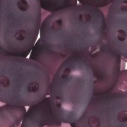 SuperDuo 2,5x5 mm Amethyst Mat x10g