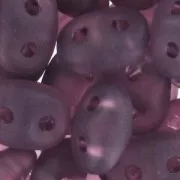 SuperDuo 2,5x5 mm Amethyst Mat x10g