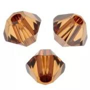 Tupis de Cristales de PureCrystal 5328 3 mm - Light Amber x50