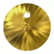 Colgante PureCrystal 6428 8 mm Golden Topaz x1