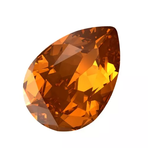 Cabuchón PureCrystal 4320 14x10 mm - Light Amber x1