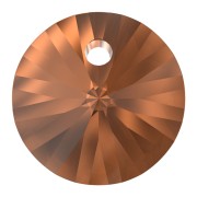 Colgante PureCrystal 6428  6 mm Smoked Amber x1|raw }}