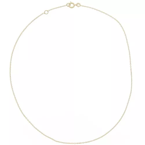 Gargantilla de malla Forçat 1.25 mm Dorada 3 micras x38cm