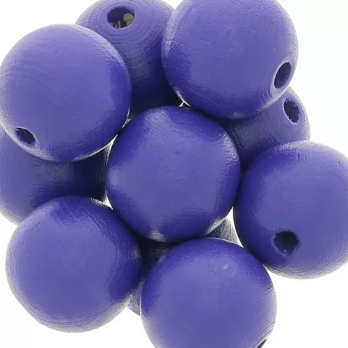 Redondas de madera 15 mm Blue x5