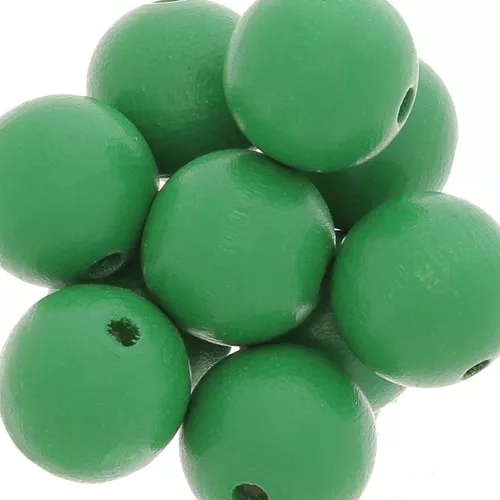 Redondas de madera 15 mm Green x5
