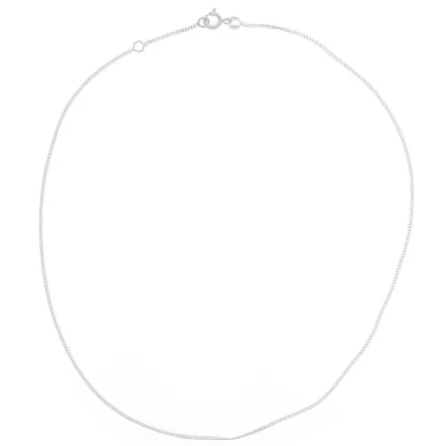 Cadena de eslabones Curbed 1,2 mm - Plata 925 x38cm