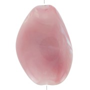 Cuenta acrílica plana irregular 38x26 mm - Rosa viejo jaspeado x1|raw }}