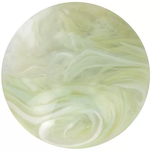 Cabujón acrílico redondo 18 mm - Verde Lima jaspeado x1