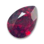 Cabuchón PureCrystal 4320 pera 14x10 mm Siam|raw }}