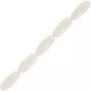 Cuentas - Cuentas de resina de oliva 16x7 mm - Crudo x12 Cuentas de resina de oliva 16x7 mm - Crudo x12