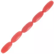 Cuentas de resina de oliva 16x7 mm - Terracota x12