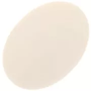 Cabujón ovalado de resina opaca 18x13 mm - Crudo x1