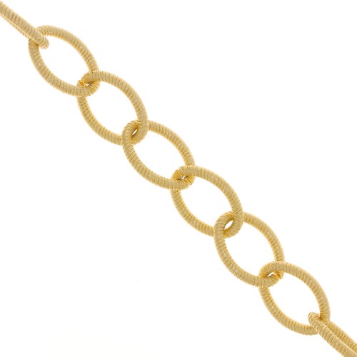 Cadena de aluminio Forçat eslabón 17,9 mm - eslabones abiertos -Dorado x50cm