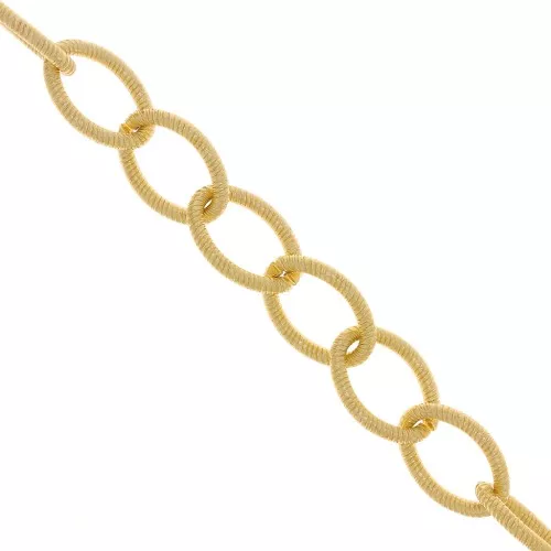 Cadena de aluminio Forçat eslabón 17,9 mm - eslabones abiertos -Dorado x50cm