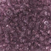Cuentas de Rocalla Preciosa 9/0, 2,5 mm - Amatista clara x 20 g